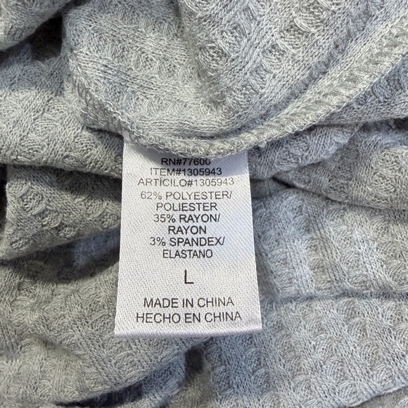 Chaser long Sleeve Waffle Thermal Top Size L NWT - Picture 9 of 12